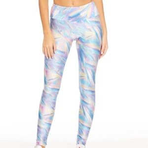 GOLDSHEEP IRIDESCENT DREAM Crystal Graphic High Rise Leggings medium